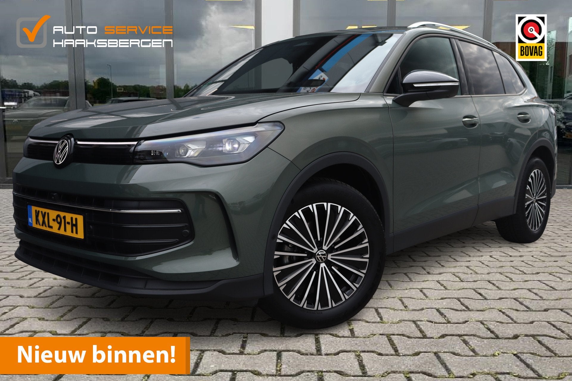 Volkswagen Tiguan 1.5 eTSI Life | Trekhaak | 360 Camera | Wi, Auto's, 4 cilinders, 150 pk, Leder en Stof, Bedrijf