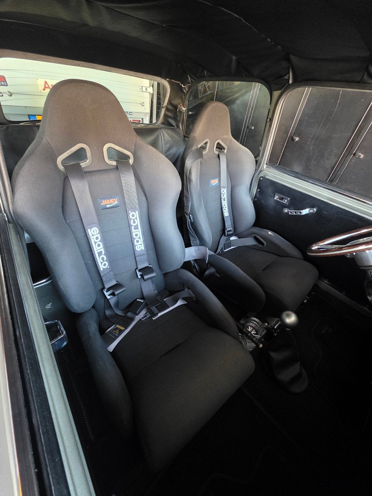 Sparco sportstoelen en achterbank voor Mini, Auto-onderdelen, Interieur en Bekleding, Ophalen, Gebruikt, Mini