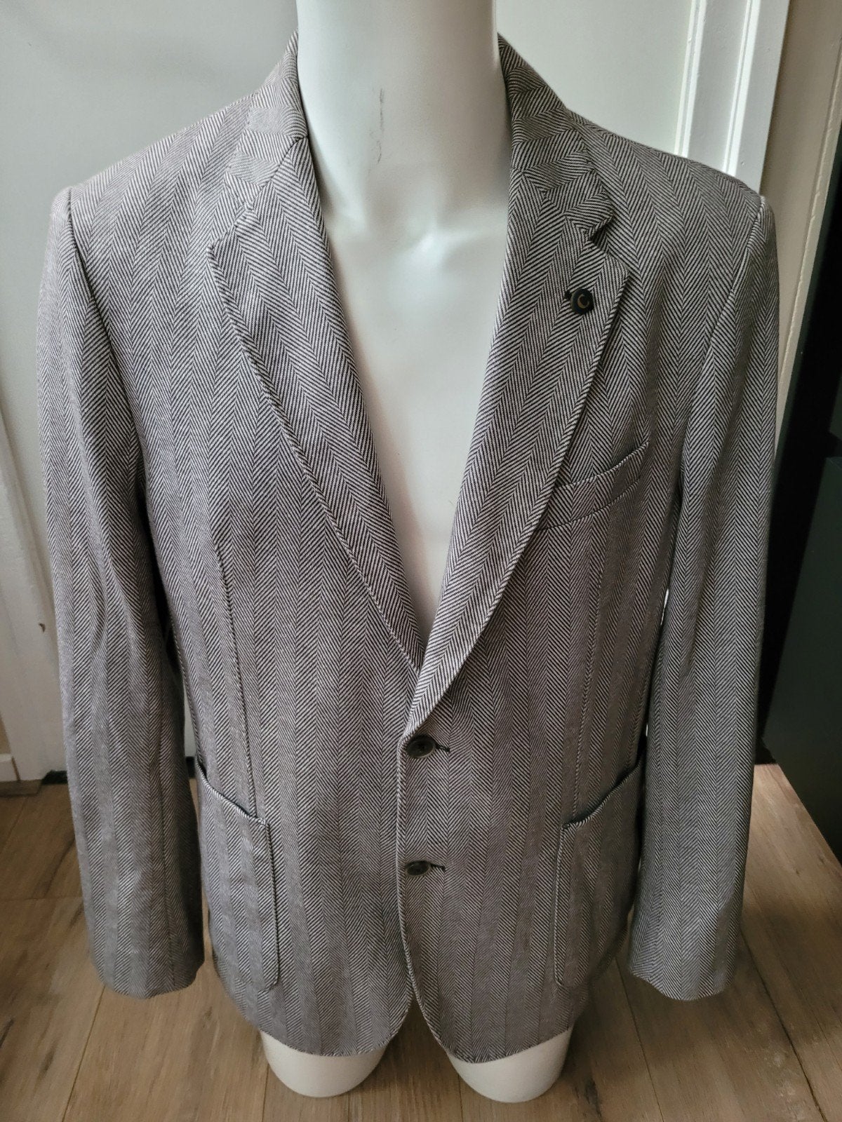 mooie Cavallaro colbert maat 54/ L, Kleding | Heren, Maat 52/54 (L), Beige, Ophalen of Verzenden, Zo goed als nieuw