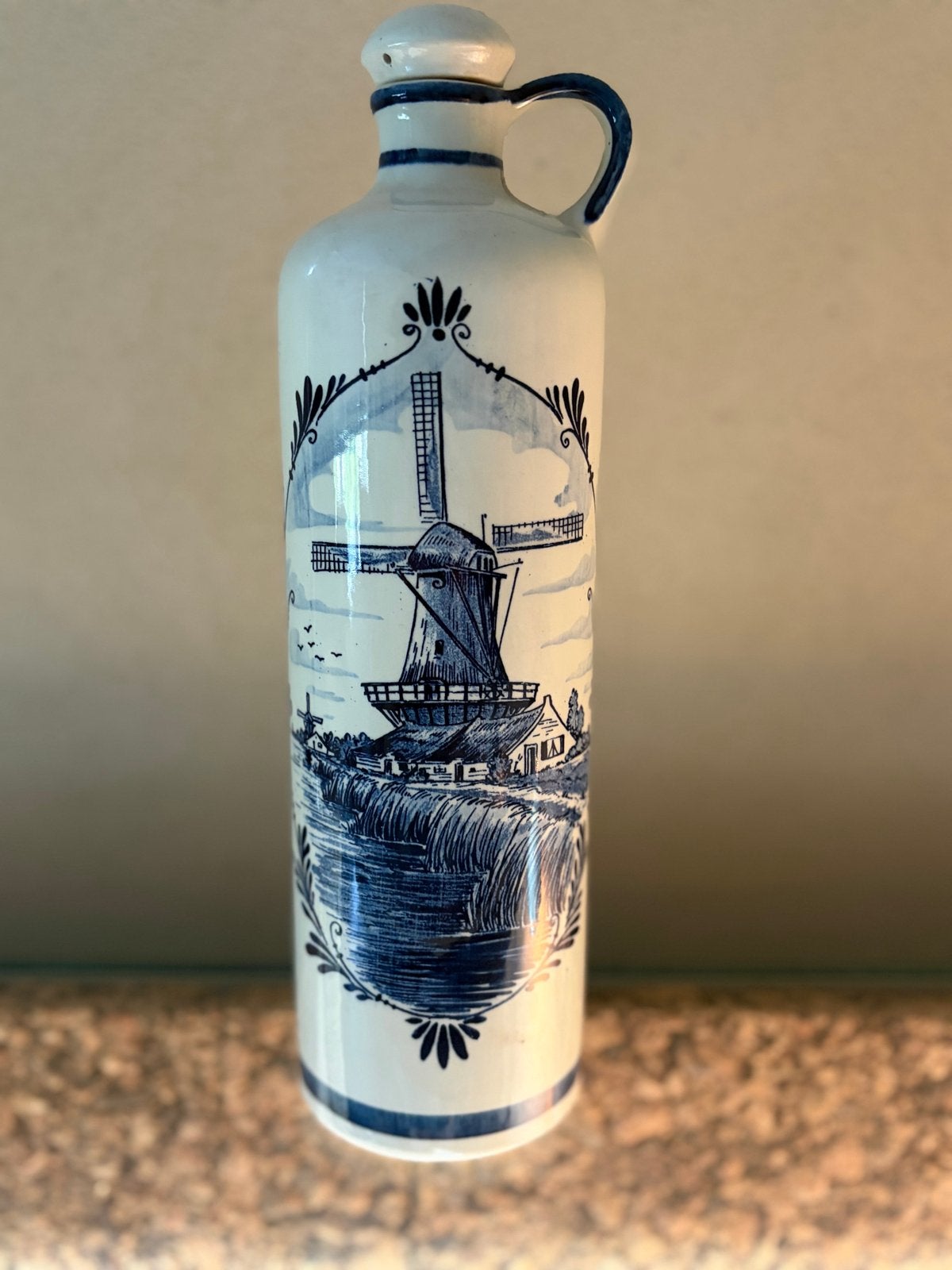 Delfts Blauw Bols Jenever Kruik, Ophalen