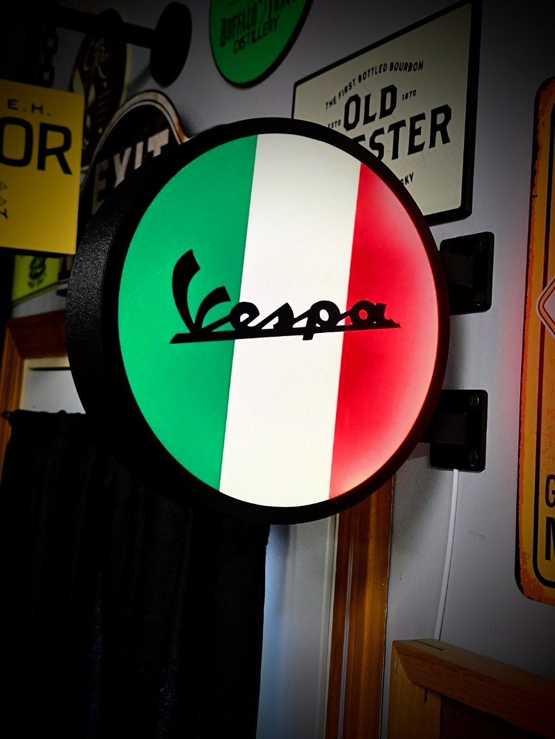 Nieuw Vespa Dubbelzijdig Lichtbord, Ophalen of Verzenden, Nieuw