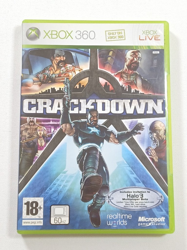 Crackdown - Microsoft - XBOX 360 - PAL - Compleet - CIB, Gebruikt, Vanaf 18 jaar, Shooter, Microsoft