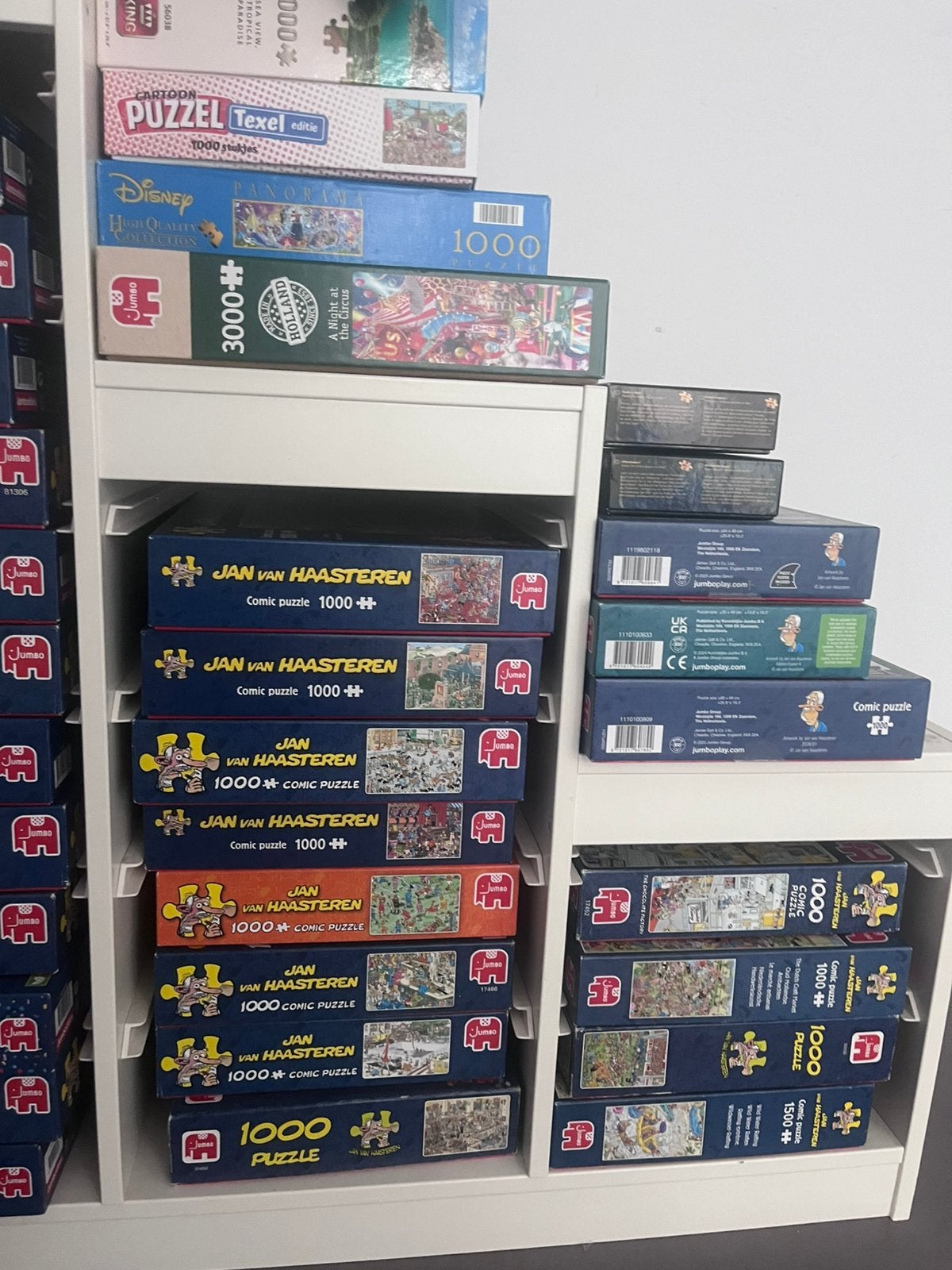 Van haasteren puzzels., Ophalen, 500 t/m 1500 stukjes, Zo goed als nieuw
