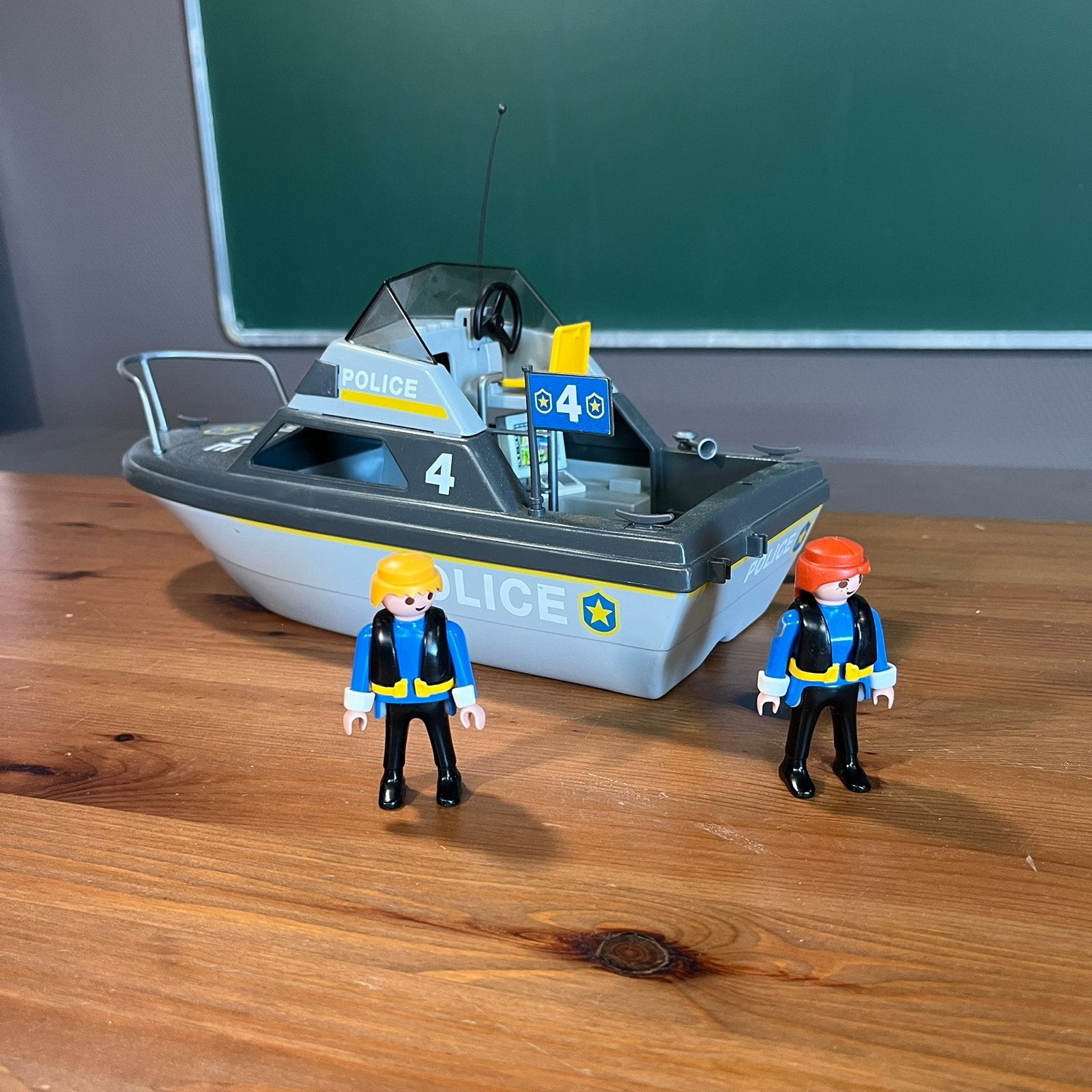 Politie boot | Playmobil, Ophalen of Verzenden, Zo goed als nieuw