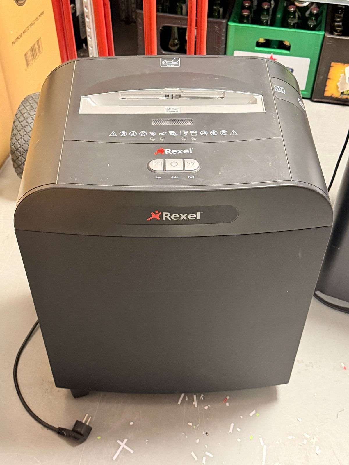 Rexel RDX1850 papierversnipperaar, Diversen, Ophalen, Gebruikt