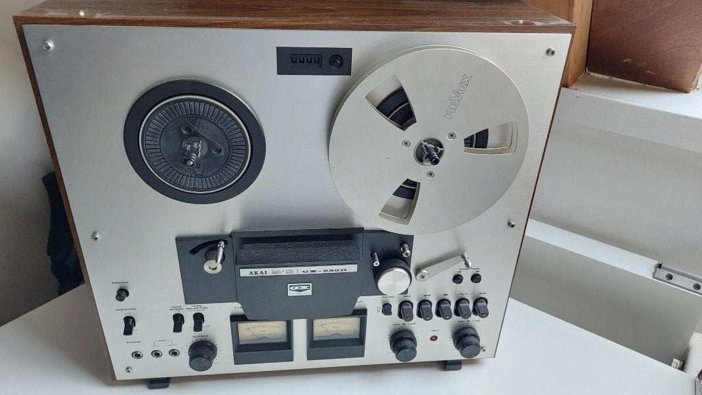 AKAI GX-230D Tape Deck - met Glass & Crystal Ferrite Heads, Ophalen, Bandrecorder, Met banden