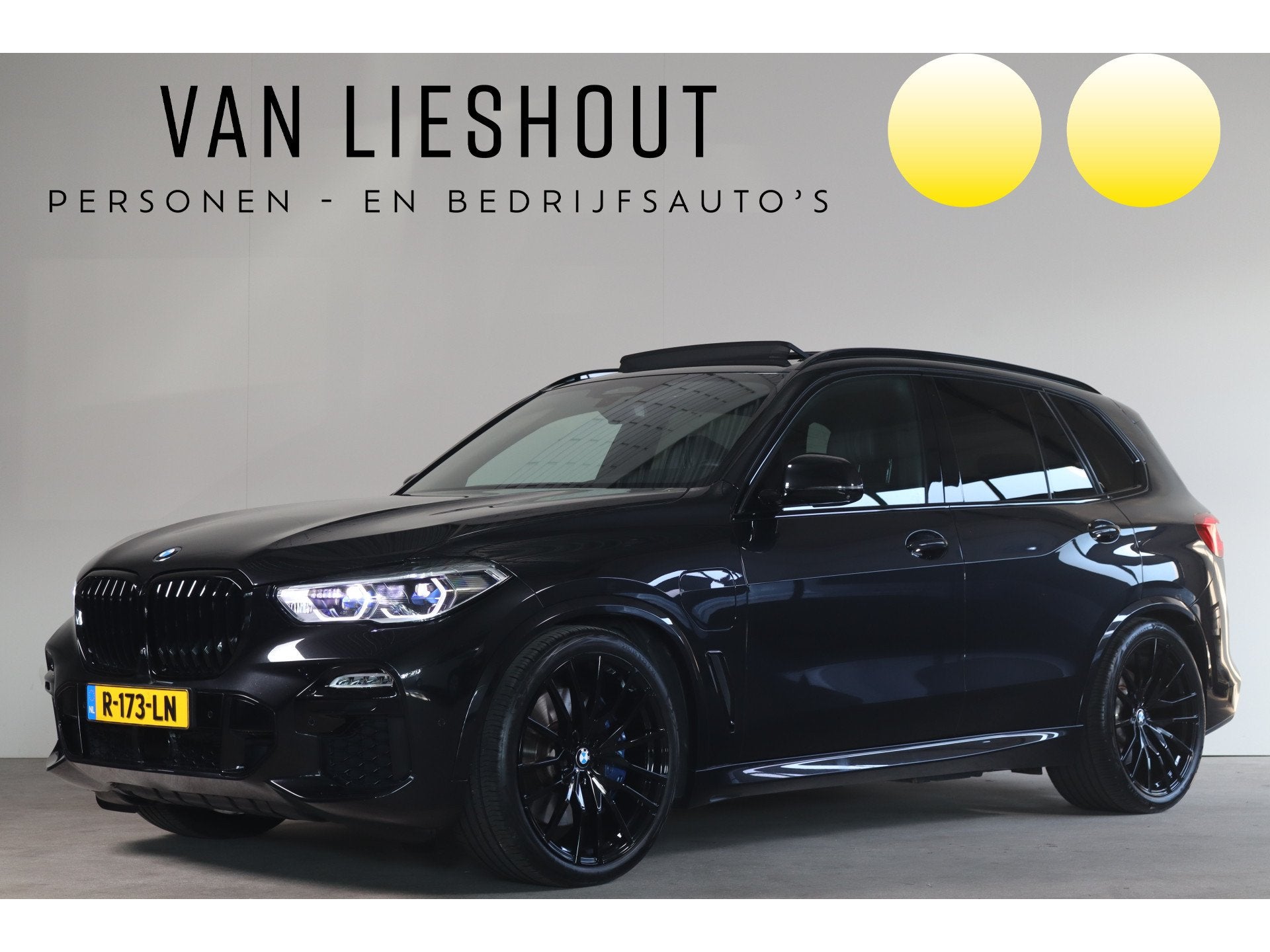 BMW X5 xDrive45e High Executive Stoelverw+koeling I Elek Tre, Auto's, BMW, Gebruikt, 394 pk, Zwart, Leder