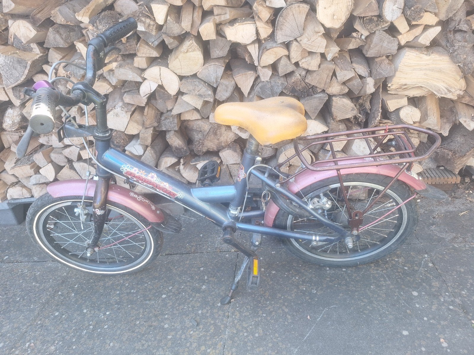 Batavus kinderfiets 16 inch, Ophalen, Gebruikt, 16 tot 20 inch