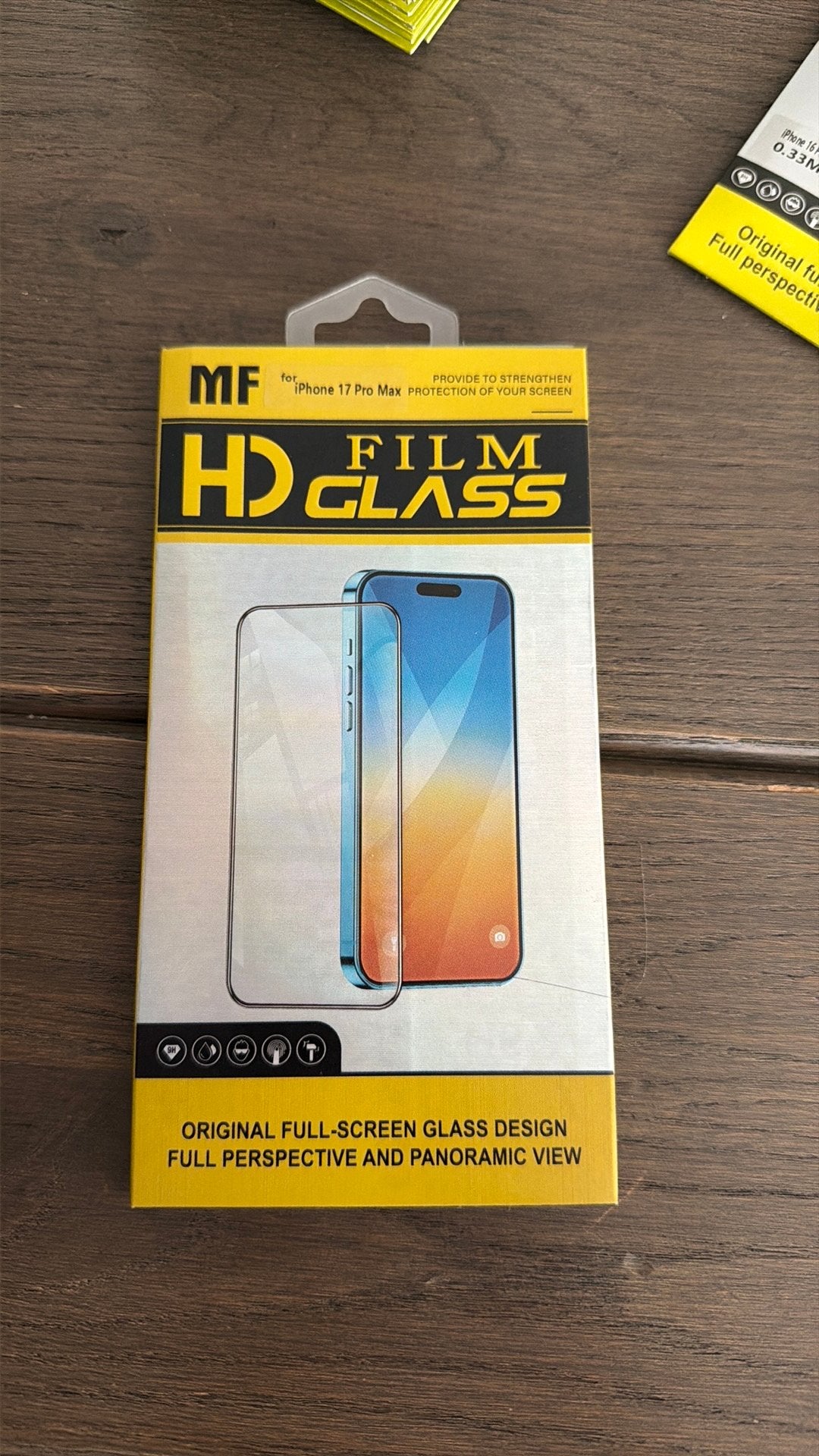 Glasplaatje iPhone 17 pro max, Ophalen of Verzenden, Nieuw, Bescherming