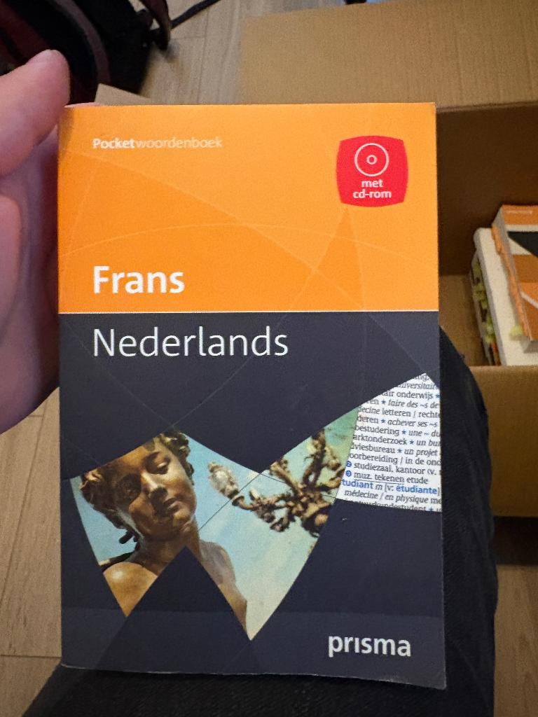 Prisma Pocketwoordenboek Frans-Nederlands (met cd-rom), Ophalen of Verzenden, Zo goed als nieuw, Prisma of Spectrum, Frans
