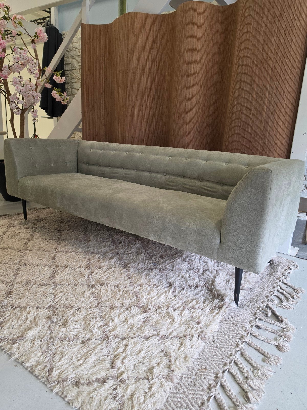Riverdale bank 210 cm lengte, 80 cm diep, Ophalen, Gebruikt, Driepersoons, 75 tot 100 cm