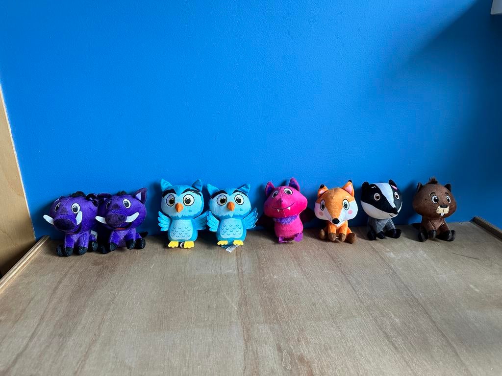 Lidl knuffels - diverse dieren - 12 cm hoog, Lidl, Overige typen, Ophalen of Verzenden, Zo goed als nieuw