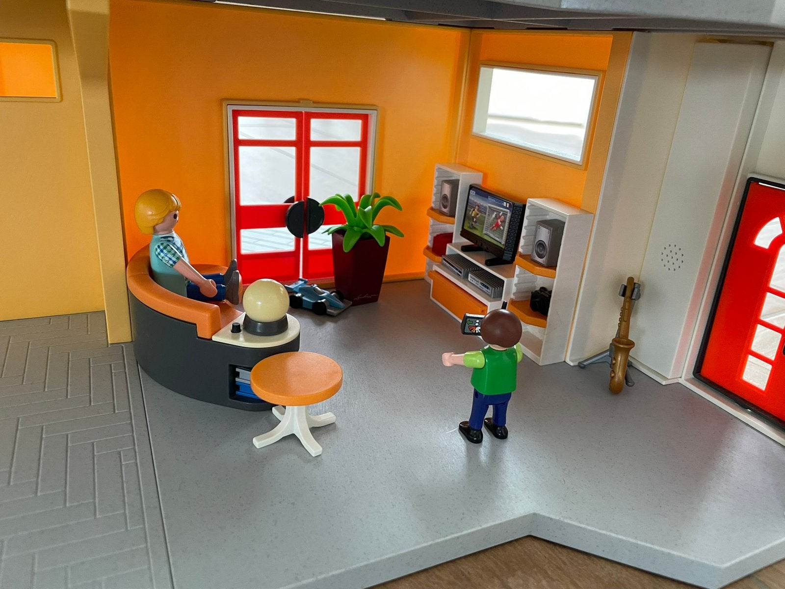 9267 Playmobil Salon, Ophalen, Complete set, Zo goed als nieuw, City life