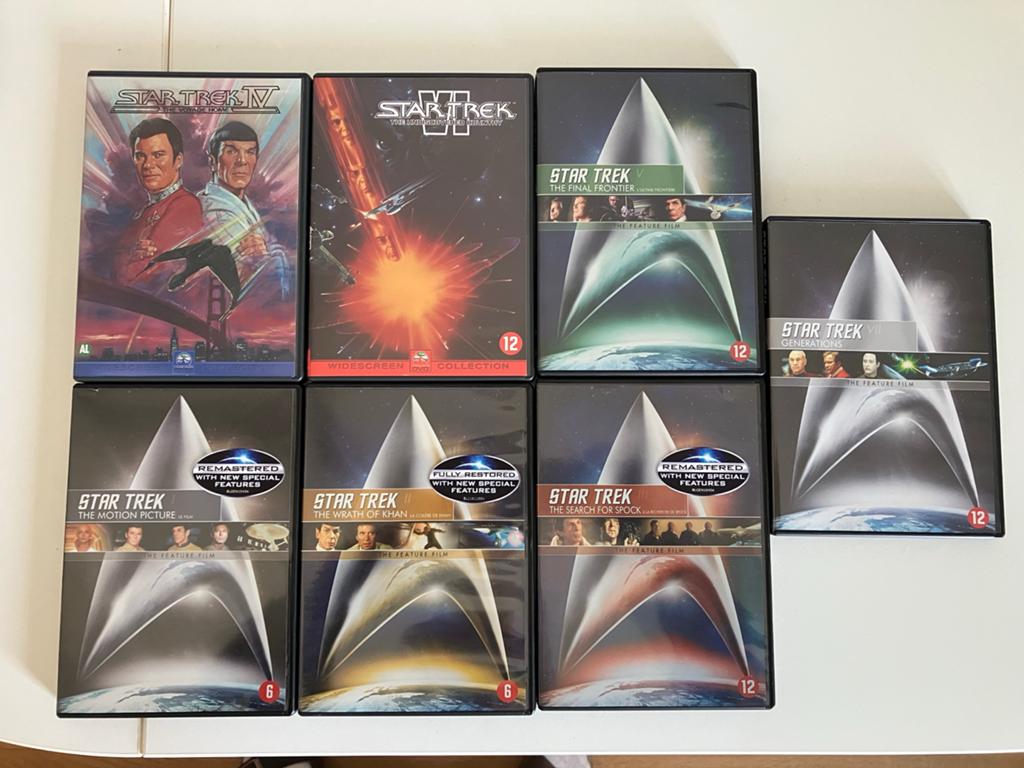 Star Trek DVD Collectie - 7 Films, Vanaf 12 jaar, Ophalen of Verzenden, Gebruikt, Science Fiction