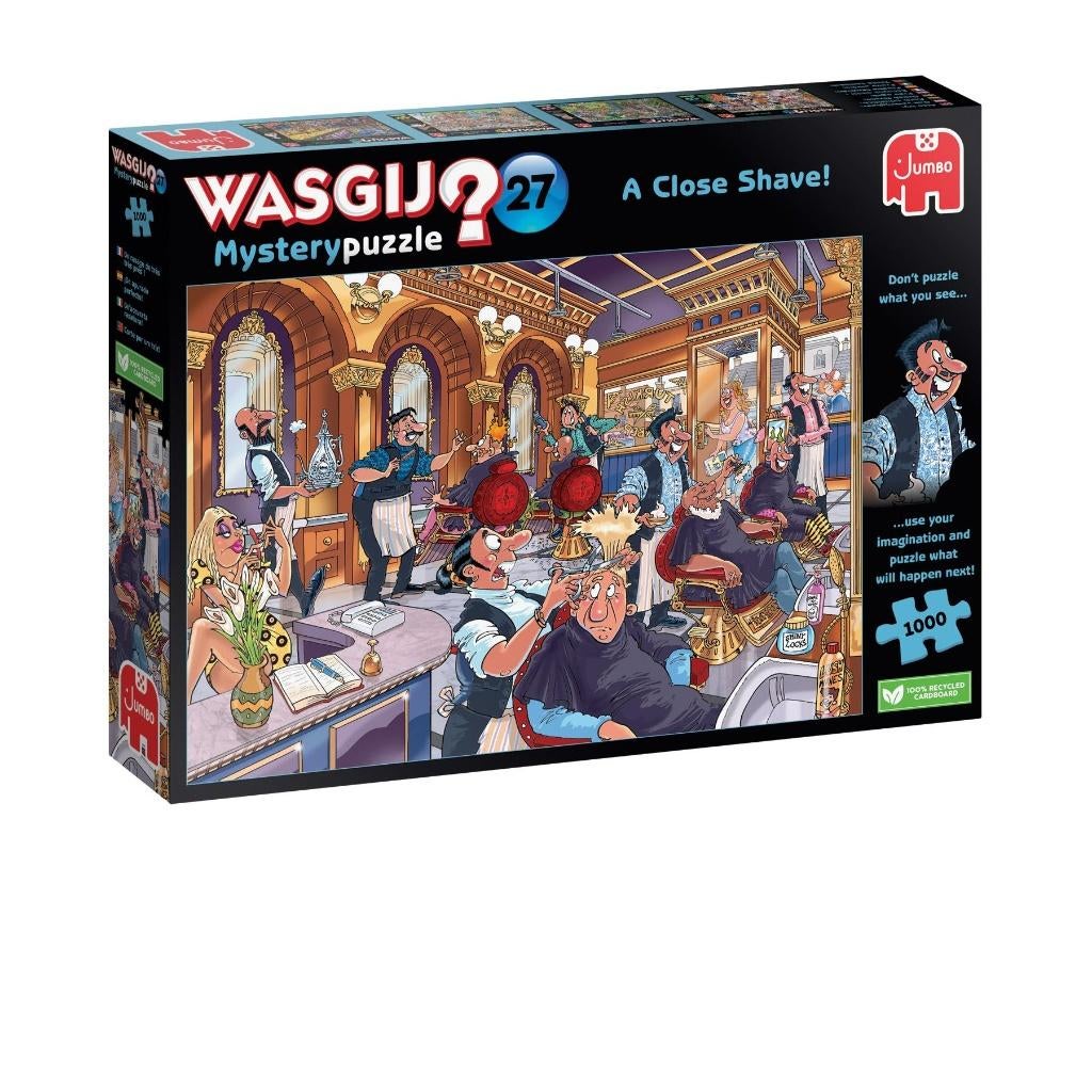 Wasgij? Mystery 27. A Close Shave! 1000 stukjes, Ophalen, 500 t/m 1500 stukjes, Zo goed als nieuw, Legpuzzel
