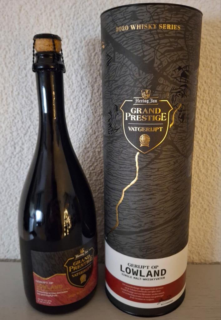 Hertog Jan Grand Prestige Vatgerijpt 2020 - Lowlands, Ophalen of Verzenden, Nieuw, Flesje(s), Hertog Jan