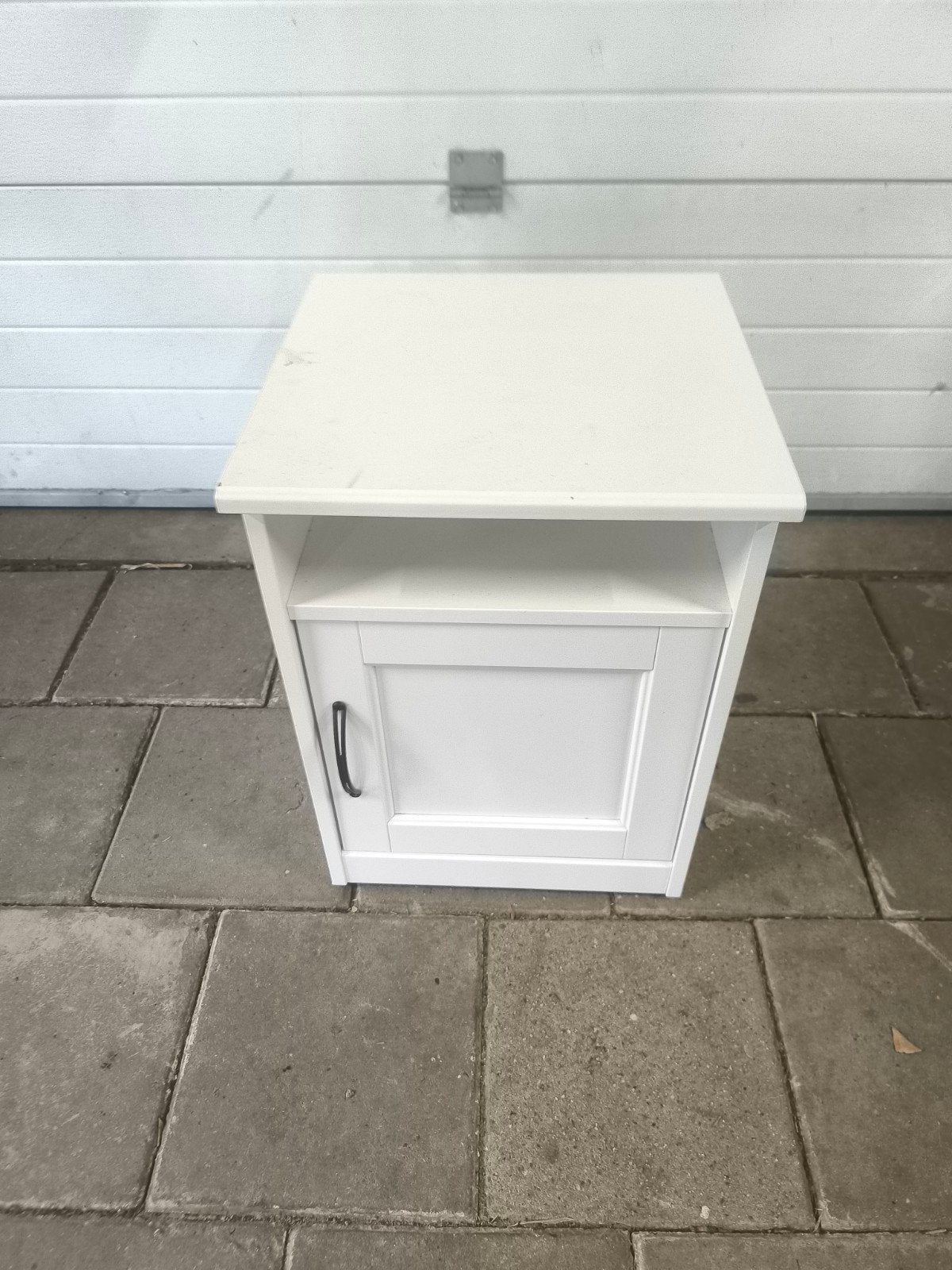 Wit nachtkastje 40x45x56 cm, Ophalen, Gebruikt, Minder dan 45 cm, 55 tot 70 cm
