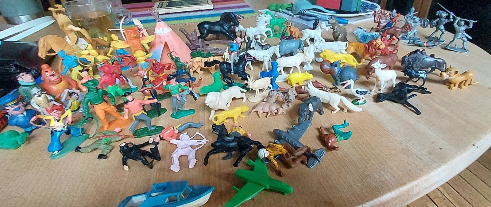 indianen en trappertjes, dieren., Ophalen of Verzenden, Gebruikt, Dier