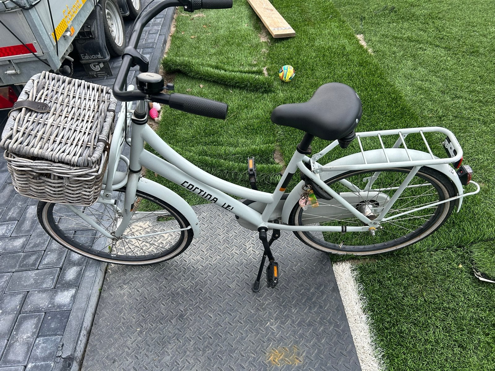Cortina U4 Transportfiets - Damesfiets met mand, Overige merken, Ophalen of Verzenden, 50 tot 53 cm, Trommelrem