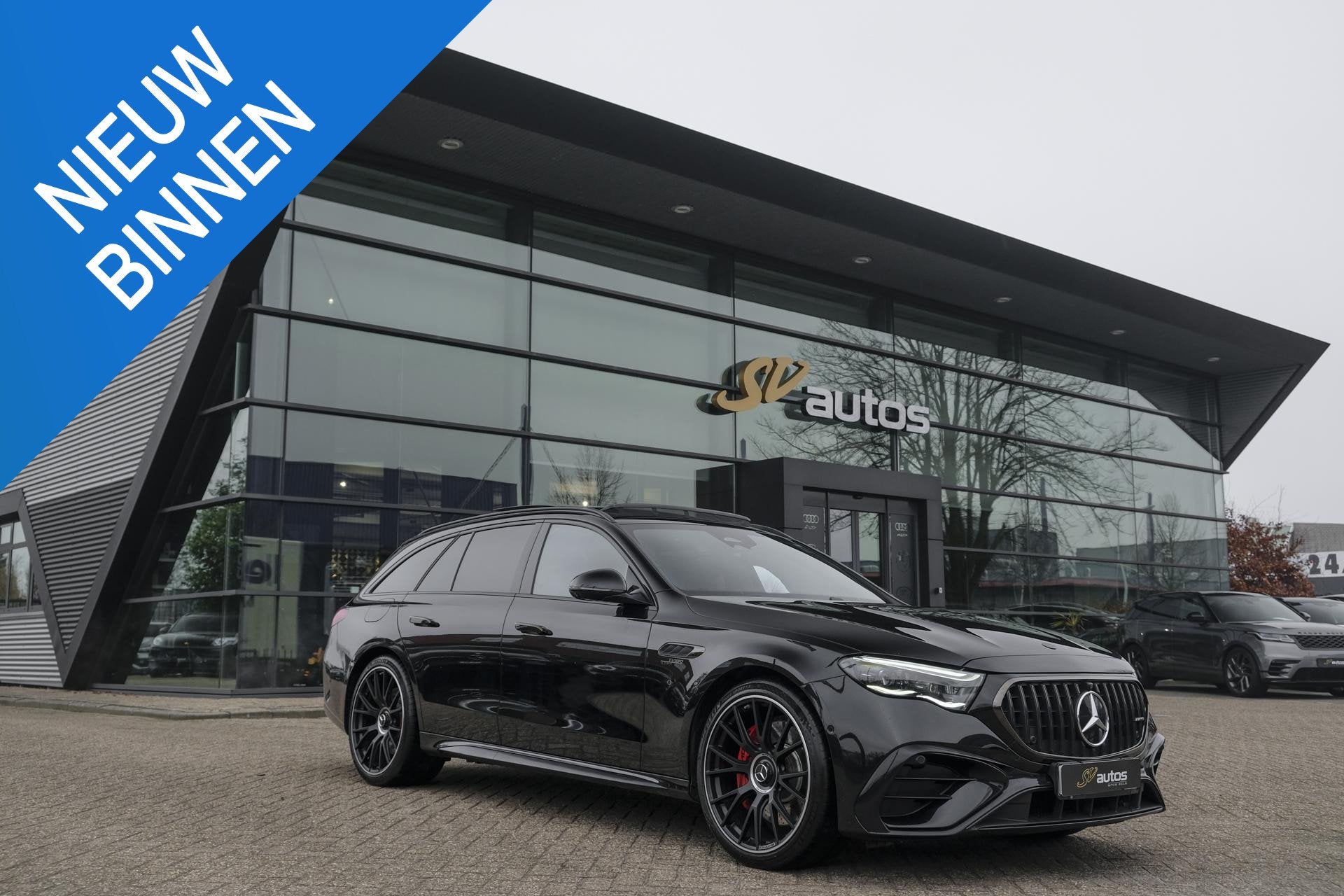Mercedes-Benz E-klasse Estate E53 AMG 612pk 4MATIC+ Panorama, Auto's, Automaat, Gebruikt, Leder en Stof, Plug-in hybride