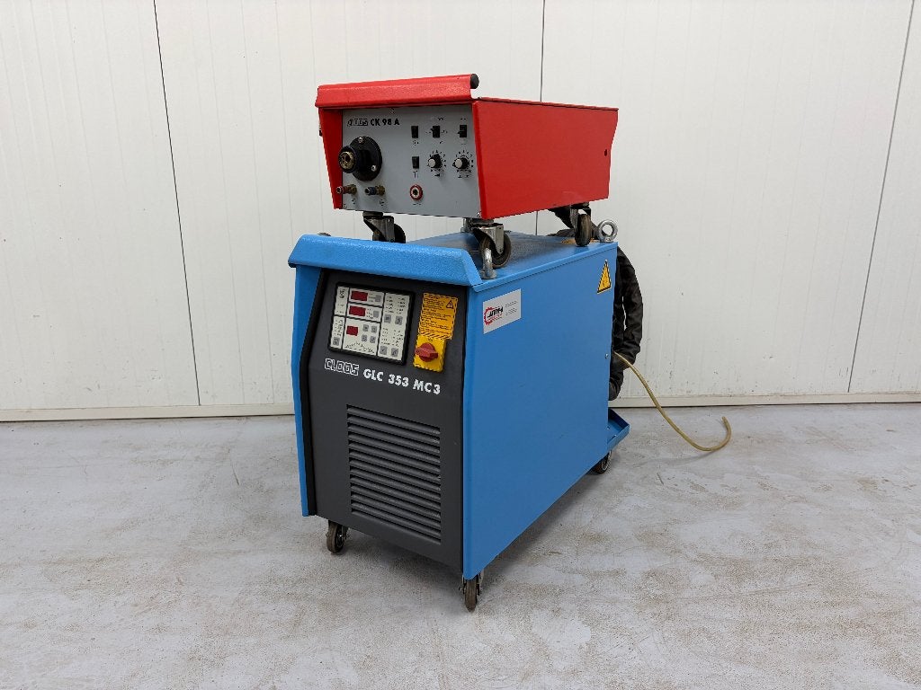 Cloos GLC 353 MC3 mig/mag puls lasapparaat WTGK 400V, Doe-het-zelf en Verbouw, Ophalen of Verzenden, Gebruikt, 250 ampère of meer