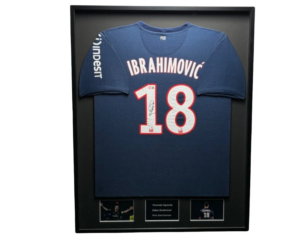 Zlatan Ibrahimovic Paris Saint Germain 12/13 ingelijst shirt, Verzamelen, Sportartikelen en Voetbal, Buitenlandse clubs, Soccersignings.nl