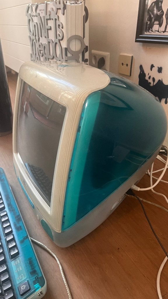 Apple iMac G3 (Bondi Blue) met toetsenbord, Computers en Software, Ophalen, Gebruikt, Minder dan 4 GB, HDD