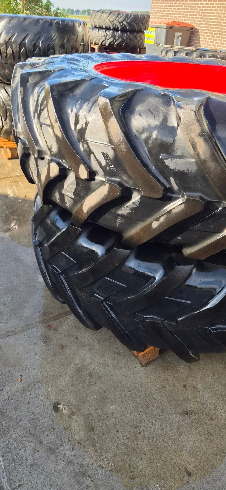 Michelin Agribib 20.8r38 520/85r38 met Fendt velgen, Ophalen
