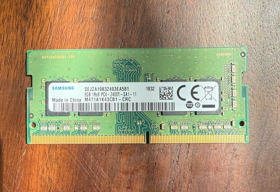 Samsung 8GB DDR4 Laptop RAM, Computers en Software, RAM geheugen, Verzenden, DDR4, 8 GB, Zo goed als nieuw