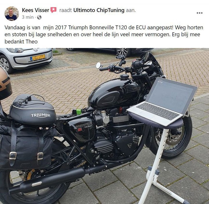 Chiptuning Triumph Bonneville , Twin, Thruxton, etc.., Ophalen