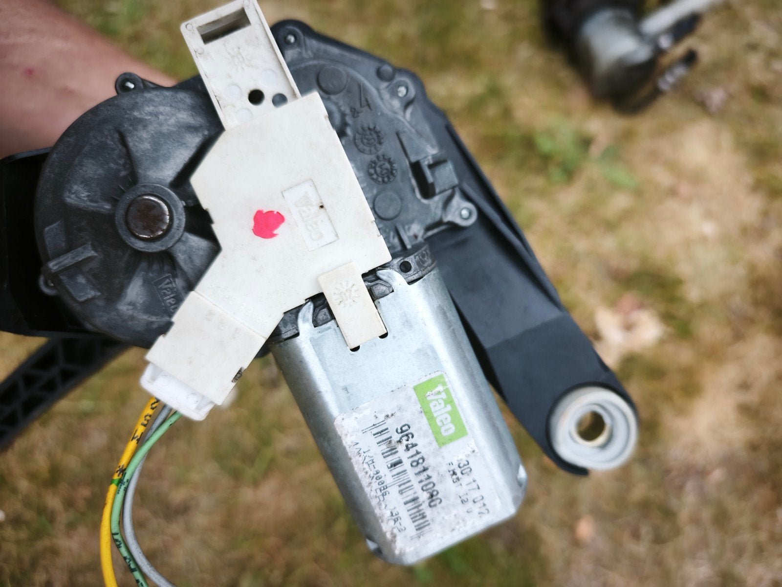 achteruit wisser motor peugot 106, Ophalen