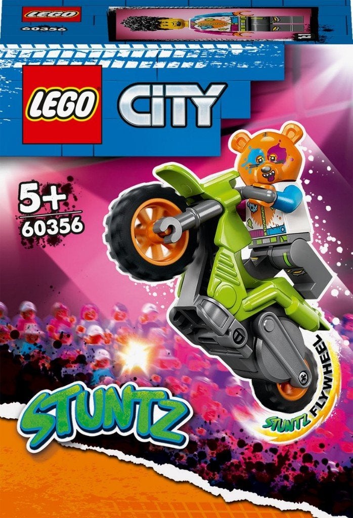 Lego 60356 City Stuntz Beer stuntmotor nieuw sealed, Ophalen, Compleet, City, Lego