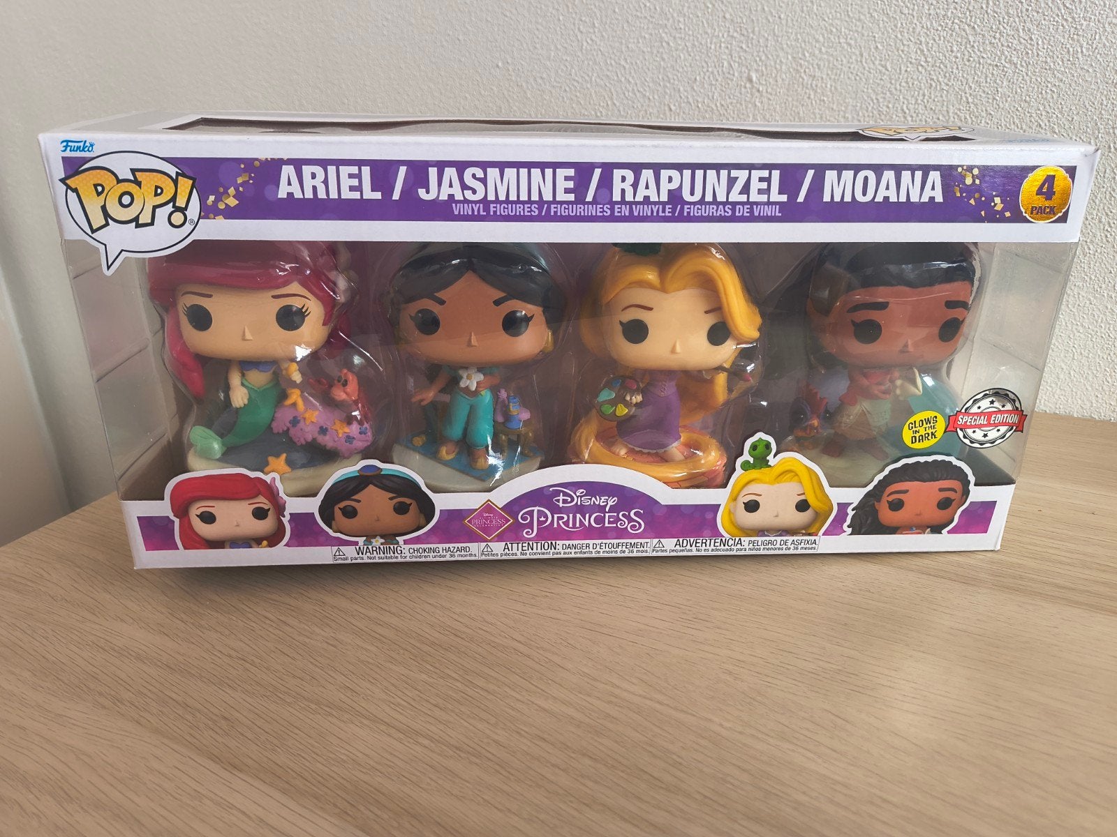 Funko Pop! Disney Princess 4-packne,, Ophalen of Verzenden, Nieuw