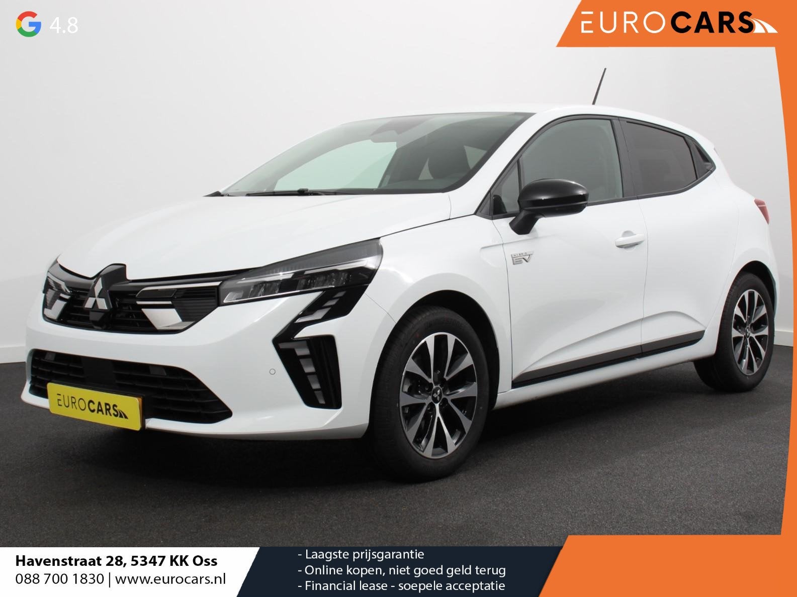 Mitsubishi Colt 1.6 HEV Automaat Intense Navigatie d.m.v. Ap, Stof, 4 cilinders, Bedrijf, Hybride Elektrisch/Benzine