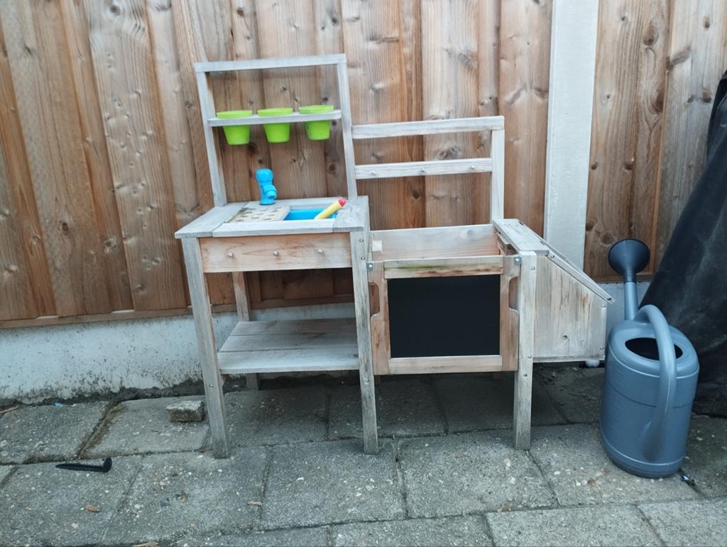 Buitenkeuken /kweek tafel, Ophalen, Gebruikt, Hout