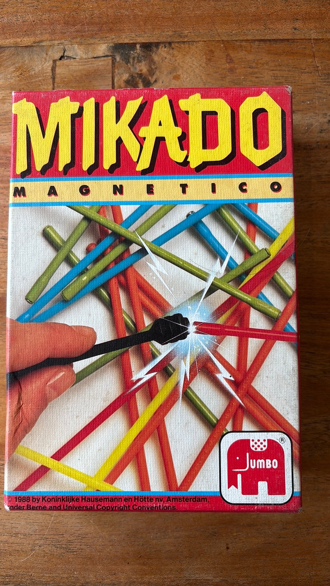 Mikado Magnetico Spel van Jumbo - Vintage Gezelschapsspel, Een of twee spelers, Ophalen of Verzenden, Gebruikt