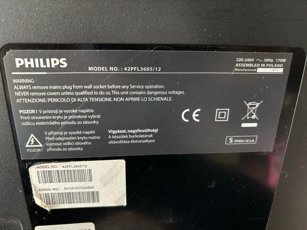 Philips - 42 inch Gratis, Audio, Tv en Foto, Televisies, Ophalen, Philips, Gebruikt, 50 Hz
