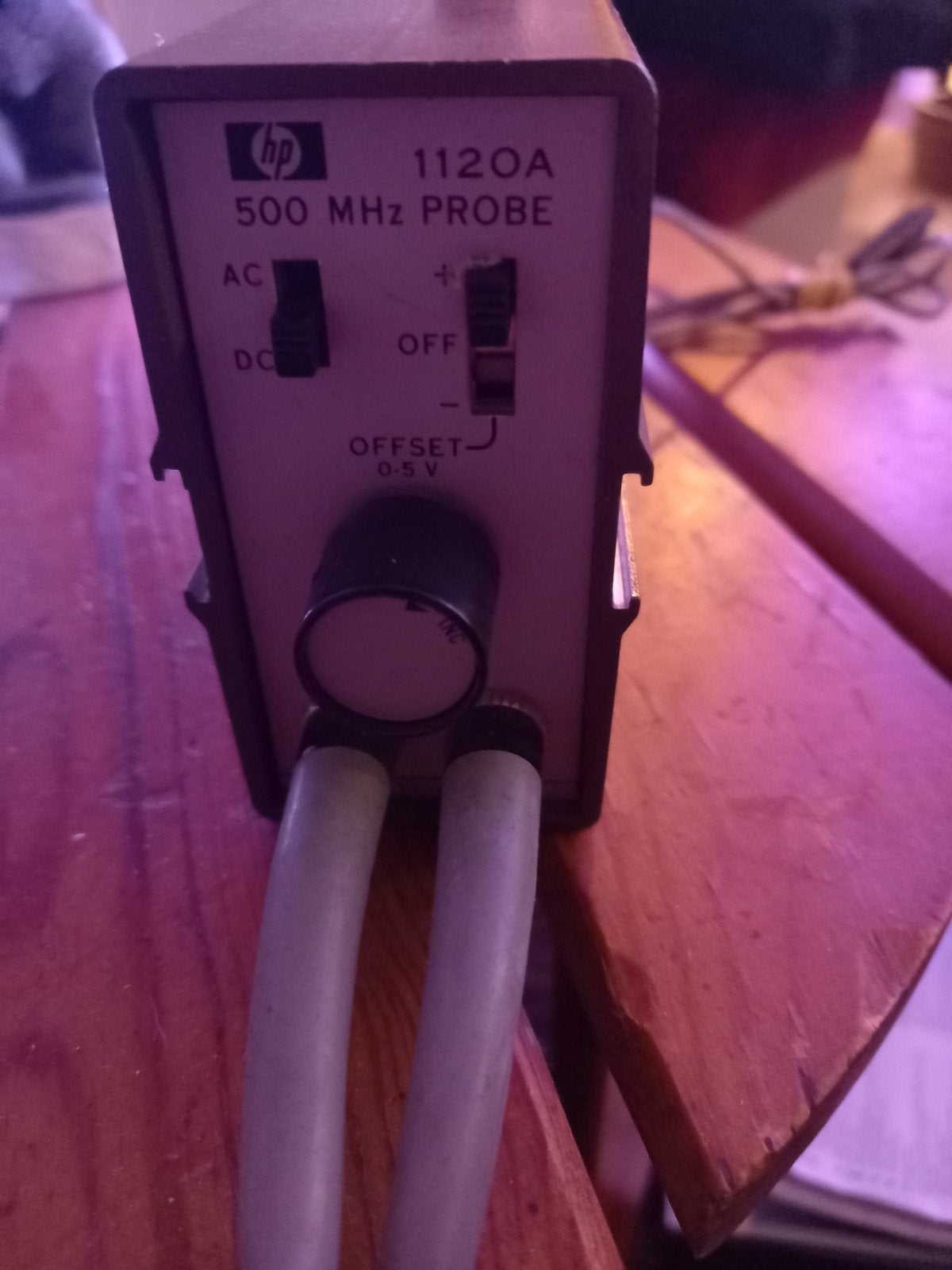 HP 1120A 500 MHz Probe met Hameg kabels, Ophalen of Verzenden, Gebruikt