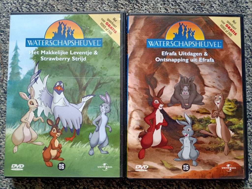 Waterschapsheuvel DVD's - Deel 2 & Deel 4 - NL gesproken., Seizoen 2, Alle leeftijden, Zo goed als nieuw, Actie en Avontuur