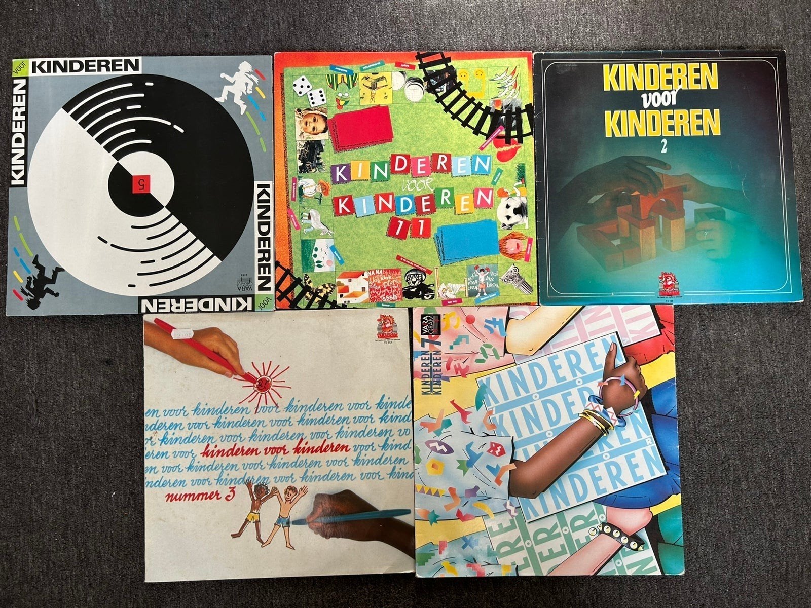 Kinderen voor Kinderen LP's - Nummers 1, 2, 3, 5, 7, 11, Ophalen of Verzenden