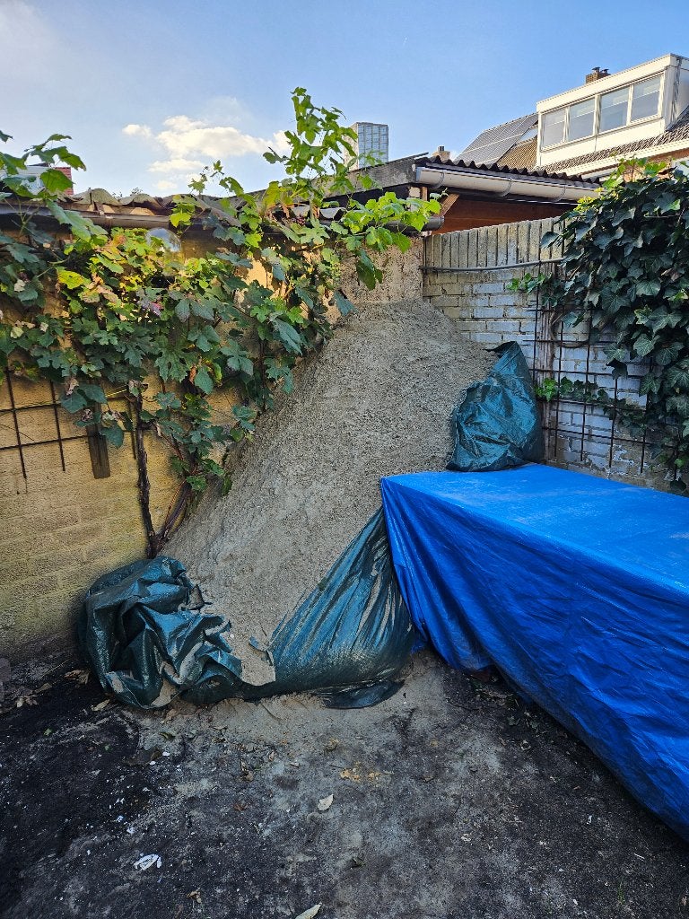 Ophoogzand 1 kuub, Ophalen, Nieuw, Ophoogzand