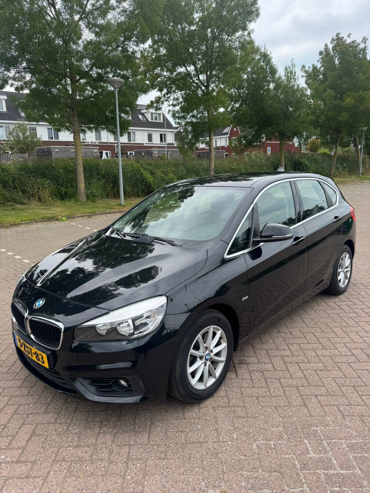BMW 2-Serie Active Tourer 1.5 218I 2015 Zwart Sportline, Auto's, Voorwielaandrijving, Zwart, Origineel Nederlands, Handgeschakeld