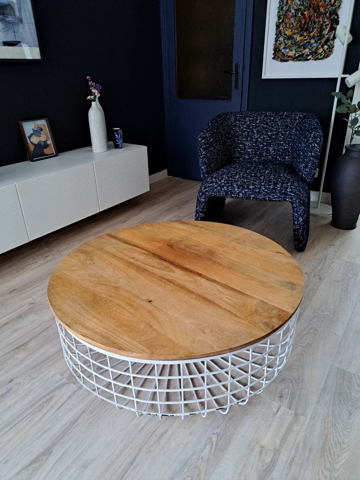 salontafel Doorsnede 102 cm, Ophalen, Rond, 100 tot 150 cm, 100 tot 150 cm