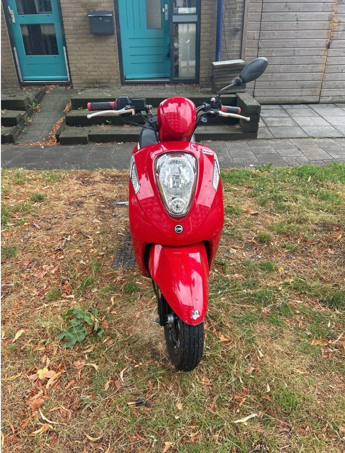 Sym Mio I 25km/u scooter - Rood, Ophalen, Gebruikt, Benzine, SYM