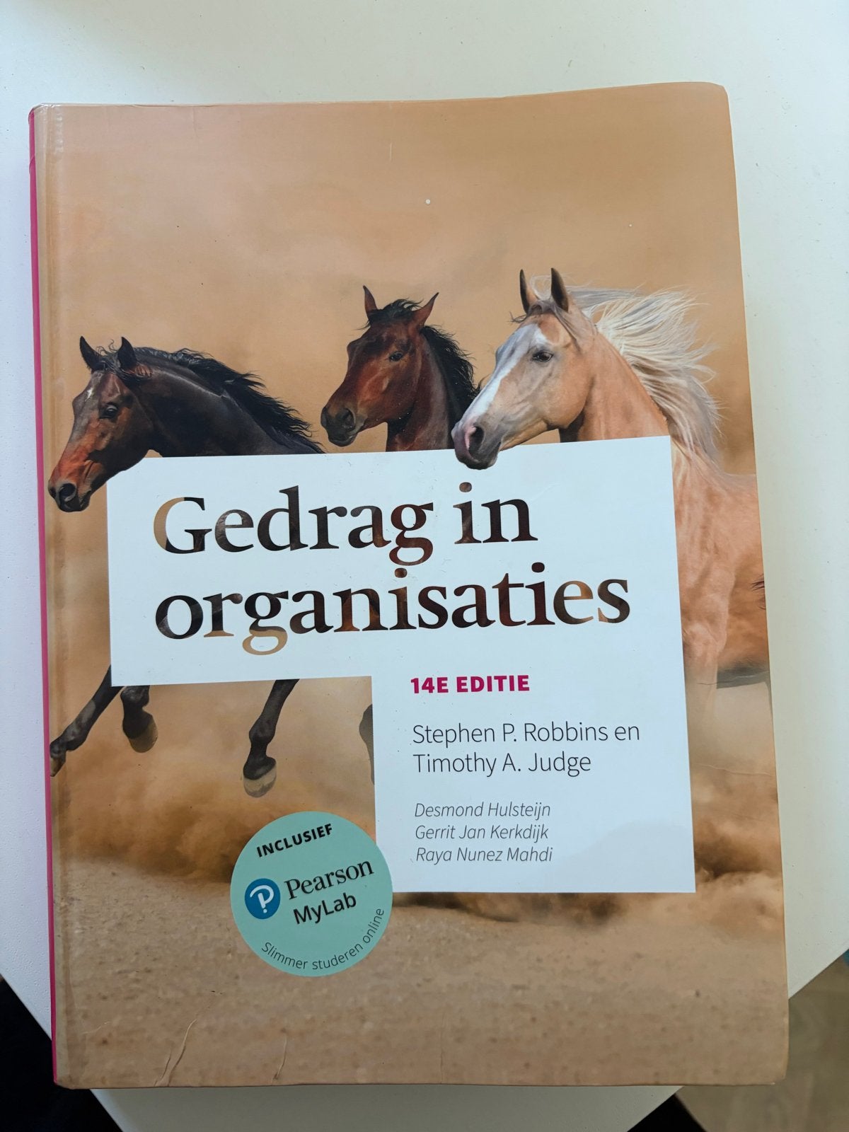 Gedrag in organisaties - 14e editie - Stephen P. Robbins, Boeken, Ophalen of Verzenden, Gamma, Zo goed als nieuw, HBO