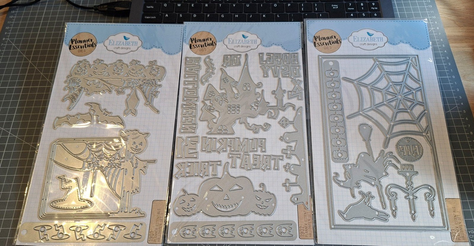 Elizabeth Craft Designs Halloween Stanssets (3 stuks), Hobby en Vrije tijd, Ophalen of Verzenden