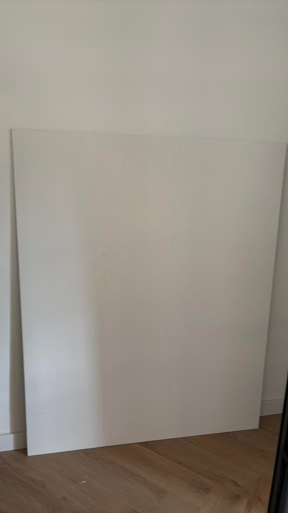 Witte MDF plaat 151 cm x 123 cm x 8mm, Ophalen of Verzenden, Zo goed als nieuw, Binnendeur, Minder dan 200 cm