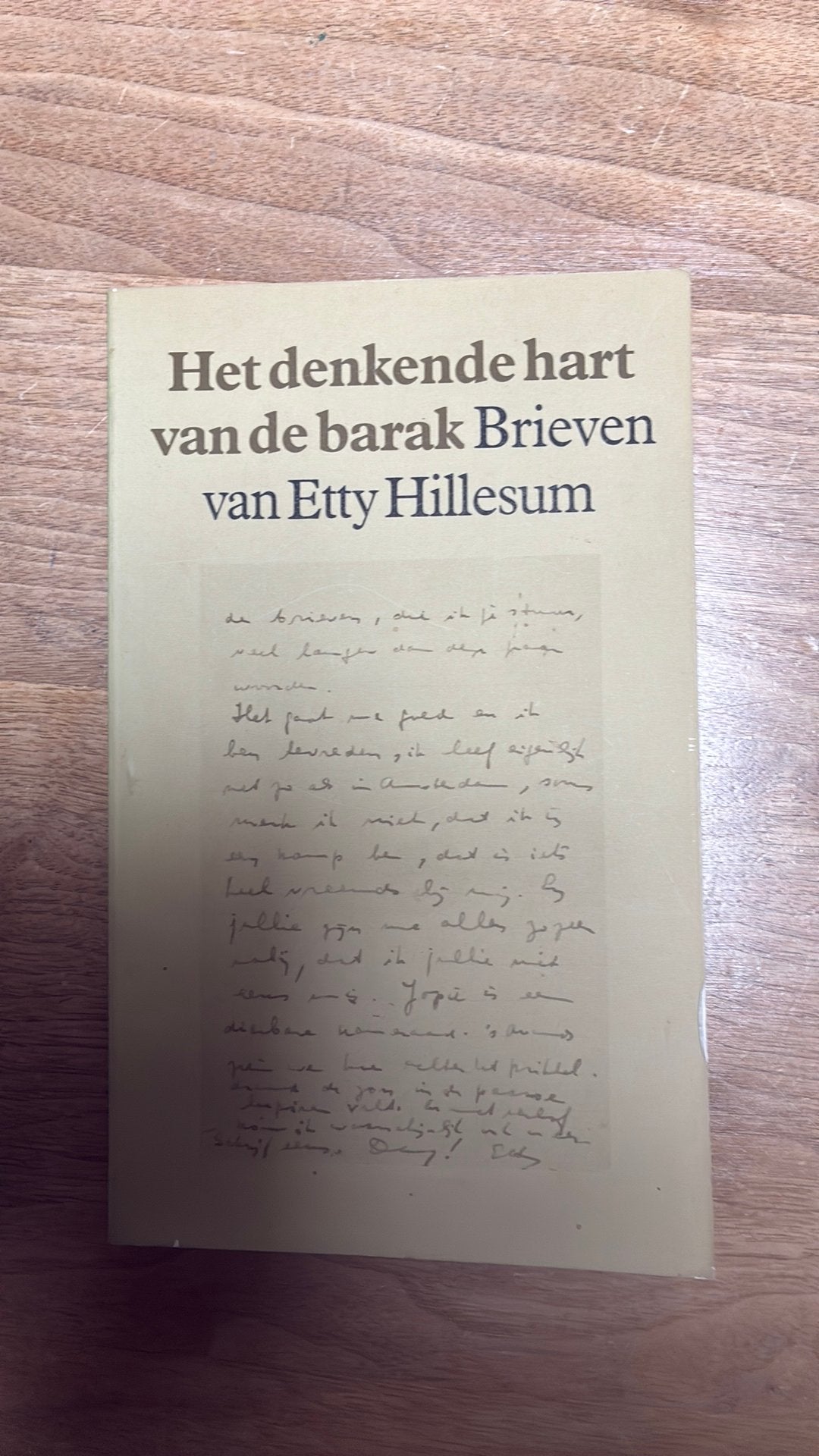 Denkende hart van de barak Etty Hillesum, Ophalen of Verzenden