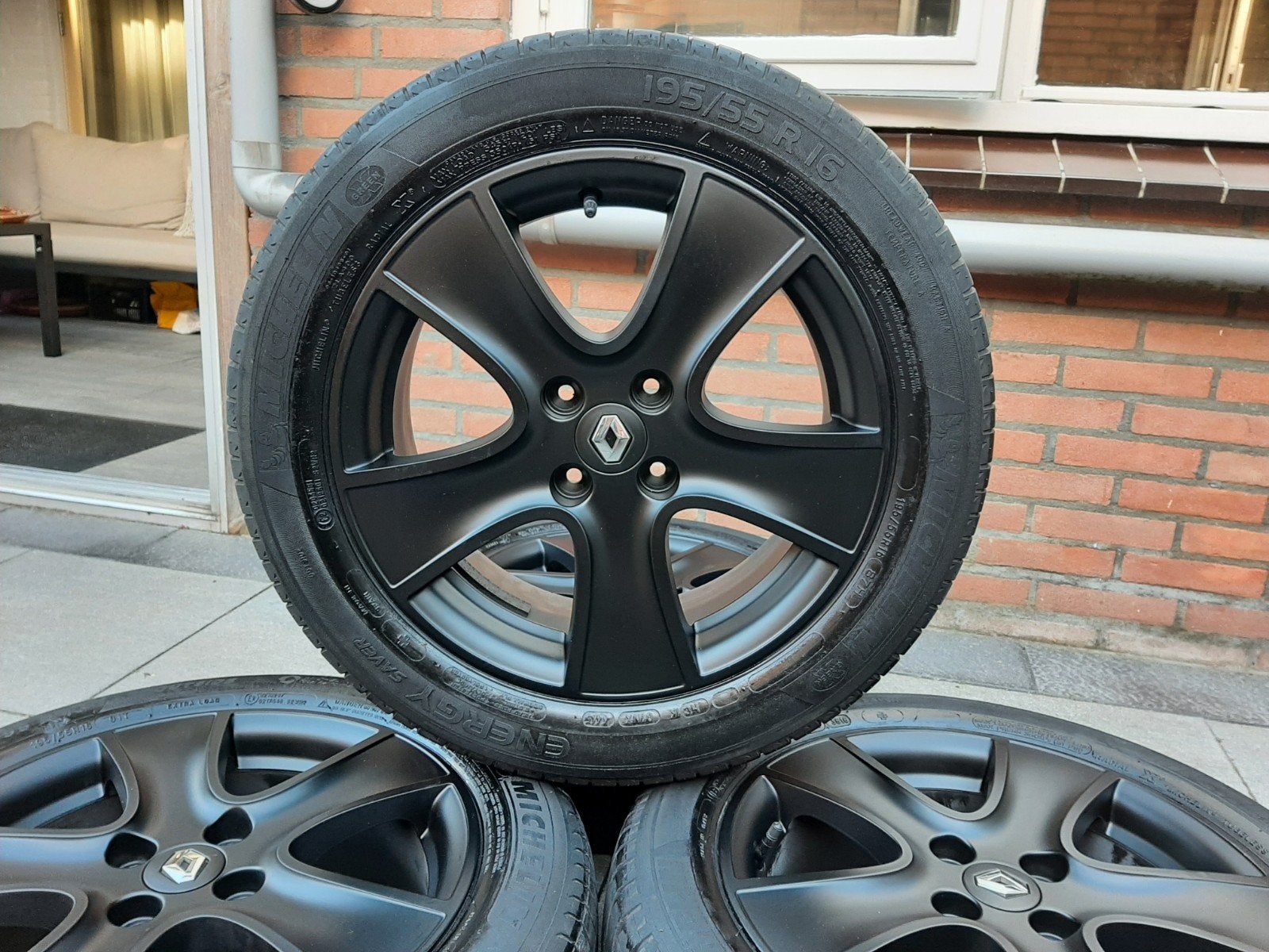 Te koop Origineel Renault Clio velgen 195/55 16., Auto-onderdelen, Ophalen, Gebruikt, 16 inch, Banden en Velgen