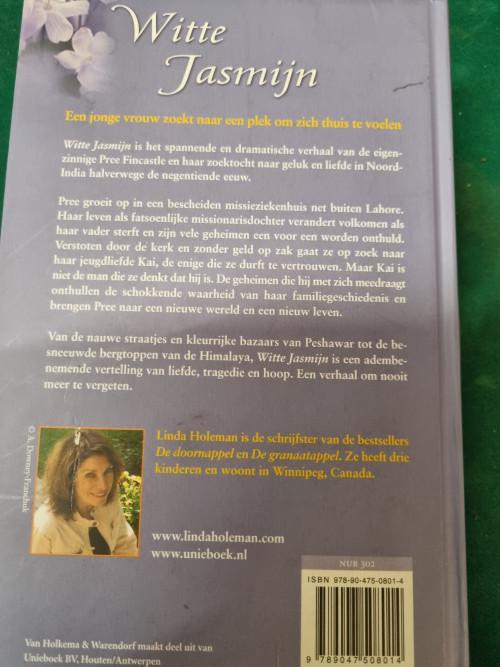 boek witte jasmijn linda holeman, Ophalen of Verzenden
